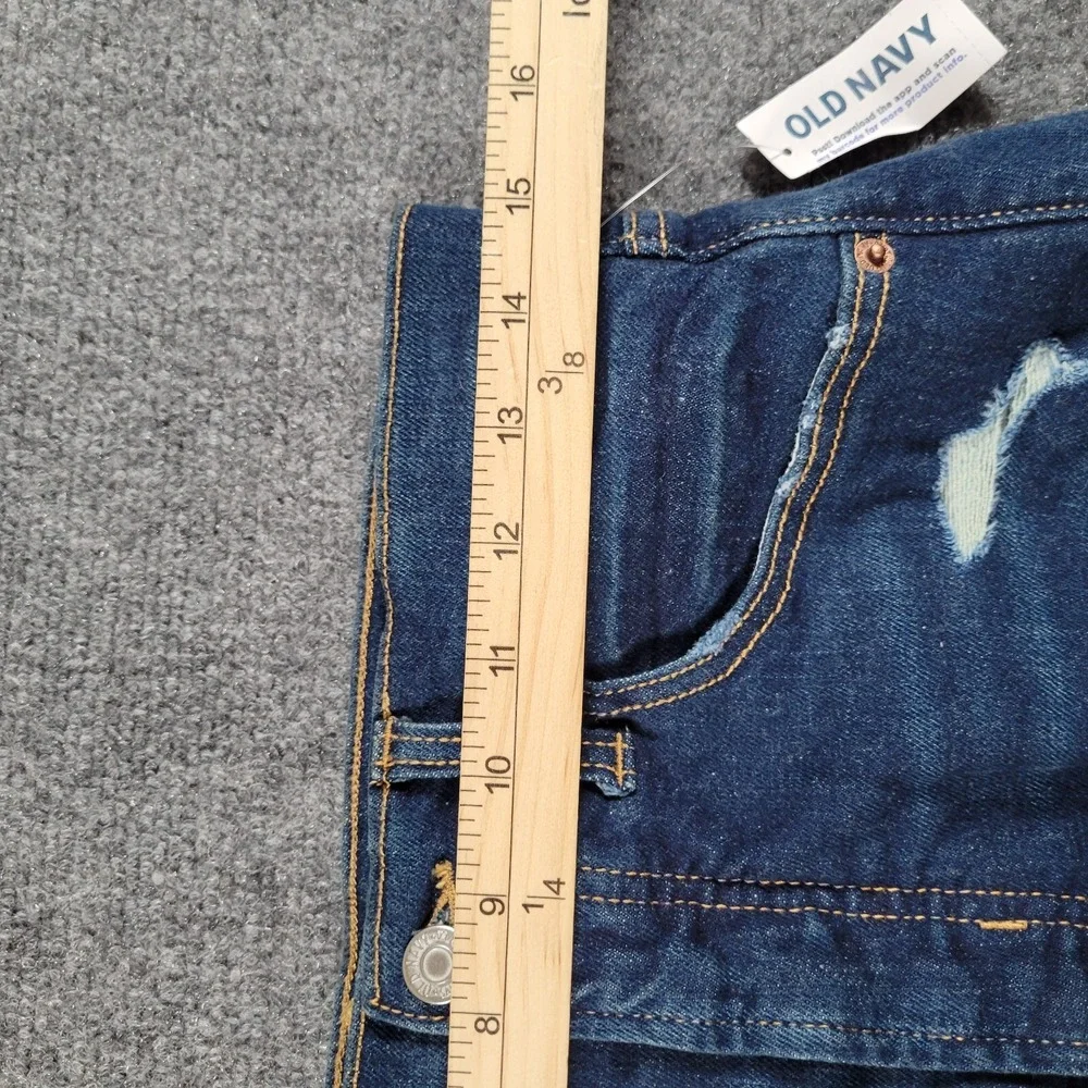 Old Navy Cut Off Shorts‎ Women 6 Sky-Hi A-Line High Rise Factory Distressed NWT